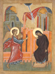 Thumbnail of religious icon: The Annunciation