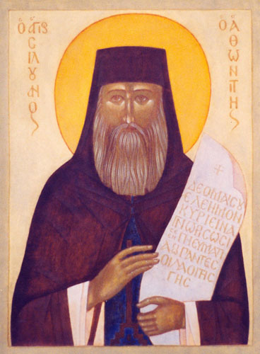 Religious icon: Saint Silouan the Athonite